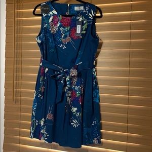 Closet London bow detail skater dress NWT